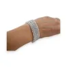Multi-Strand Bracelet with Sparkling Grey Beads | Elegant Fashion Jewelry