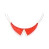 Elegante rote Kragen-Halskette von Ikita | Modisches Accessoire