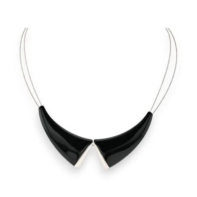 Collier col claudine noir...