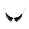 Schwarze Bubikragen-Halskette Ikita | Eleganter und verstellbarer Modeschmuck