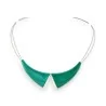 Collar cuello bebé verde de Ikita