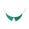 Grüne Bubikragen-Halskette von Ikita | Trendiger Modeschmuck | Angesagte Mode