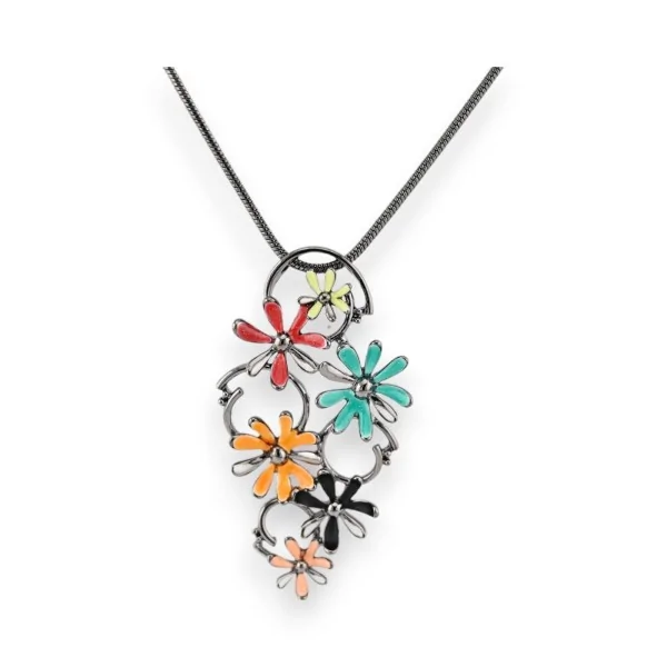 Colar Floral Multicolorido da Ikita