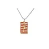 Collana Rettangolo Traforato Ikita | Gioiello Bigiotteria Design Originale