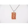 Collana Rettangolo Traforato Ikita | Gioiello Bigiotteria Design Originale