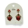 Pendientes colgantes de Bohm en rojo