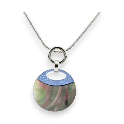 Collier Médaillon Nacré...
