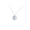 Collar de Fantasía Ikita Bambú Azul - Diseño Natural Elegante | Moda Tendencia