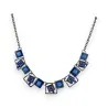 Collier Fantaisie Géométrique Bleu | Design Modern & Élégant | Mode Tendance