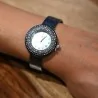 Reloj joya Ernest azul marino esfera con estrás