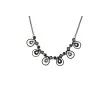 Collana Fantasia Gocce Bianco e Nero | Design Moderno & Elegante | Moda Trendy