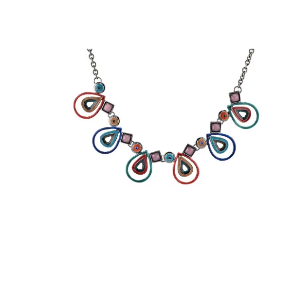 Collar de Fantasía Multicolor Gotas