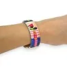 Relógio Ernest Fantasy Flower | Pulseira Elástica Colorida | Moda Tendência