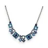 Collier Fantaisie Géométrique Bleu | Design Modern | Mode Tendance