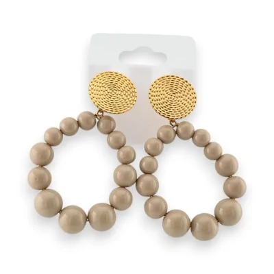 Boucles d'oreilles Acier...