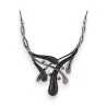 Collana Fashion Belle Miss Design grigia e nera