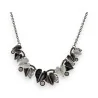Gray & Black Hearts Fantasy Necklace | Trendy Fashion Jewelry for Women