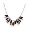 Collier Fantaisie Pétales Marron - Bijou Tendance Automne | Mode Tendance
