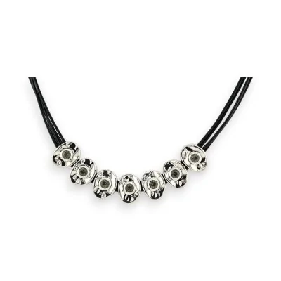 Trendy Belle Miss necklace with silver-plated charms