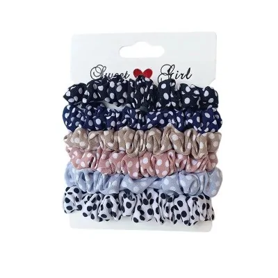 Lot de 6 chouchous à pois...