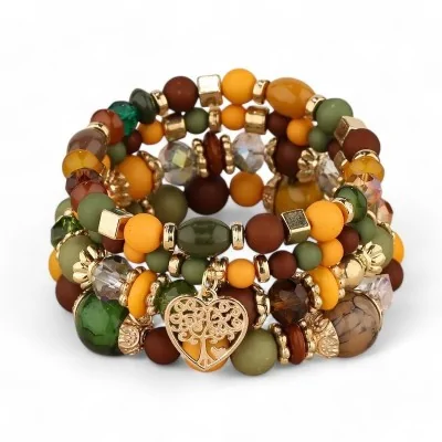 Bracelet Bohème Multi-rangs...