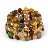 Bohemian Multi-Strand Bracelet autumn