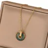 Goldenes Mandala Schmuckset | Boho-Chic Halskette und Ohrringe