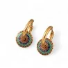 Goldenes Mandala Schmuckset | Boho-Chic Halskette und Ohrringe