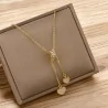 Collier Double Coeur Nacré Or | Bijou Élégant Femme | Mode Tendance