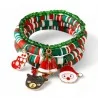 Bracciale a Spirale Natalizio con Ciondoli | Gioiello Festivo alla Moda e Trendy