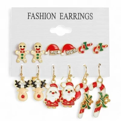Lot de 6 paires de boucles...