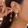 Orecchini Natalizi Pendenti Dorati - Gioielli Fantasia Festivi | Moda Trendy