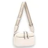 Bolsa tiracolo em bouclé Branco cru da David Jones
