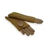 Two-in-One Taupe & Mustard Gloves | Elegant and Practical Winter Accessory