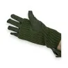 Luvas Convertíveis 2-em-1 de Camurça Sintética Verde Militar | Acessório de Inverno Elegante e Prático