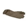 Zweifarbige Handschuhe in Taupe mit dekorativen Knöpfen | Elegantes Wintermode-Accessoire