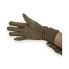 Guantes topo de dos materiales con botones decorativos | Accesorio de moda elegante para invierno