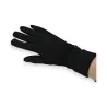 Gants Noirs Bi-matière Doublés Velours | Élégance et Confort pour l'Hiver