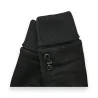 Guantes Negros Combinados Forrados de Terciopelo | Elegancia y Comodidad para el Invierno