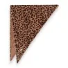 Sciarpa Triangolare Pilou Leopardata Foderata | Accessorio Moda Invernale Donna Trendy