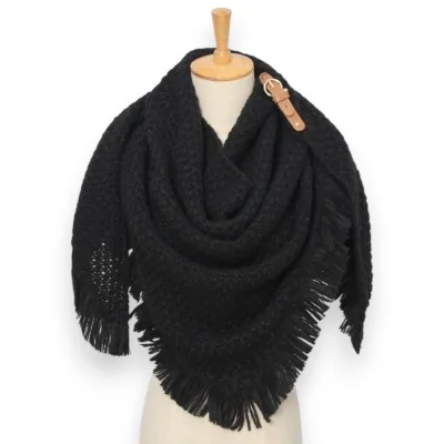 Écharpe triangle tricot...