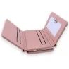 Cartera Compacta para Mujer Gato Rosa | Accesorio de Moda Tendencia