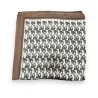 Pañuelo Cuadrado de Lujo con Estribos | Elegante Accesorio de Moda en Seda y Viscosa 70x70cm