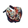 Liberty Halstuch Flora Marine | Elegantes Tuch mit Marine- und Korallen-Blumenmuster