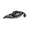 Silky Gray Leopard Square Scarf - Elegant Fashion Accessory | Trendy Fashion