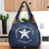 Vintage Stella Tasche mit Stern in Marineblau