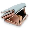 Compact Sky Blue Cat Wallet - Kawaii Design | Trendy Fashion