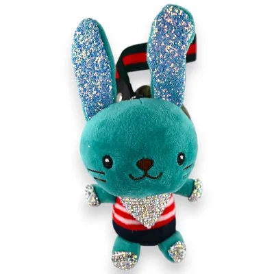 Porte clés doudou vert...
