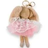 Schlüsselanhänger Ballerina-Hase im rosa Tutu | Kawaii Mode-Accessoire 14cm