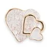 Broche Triple Curso Magnético Blanco